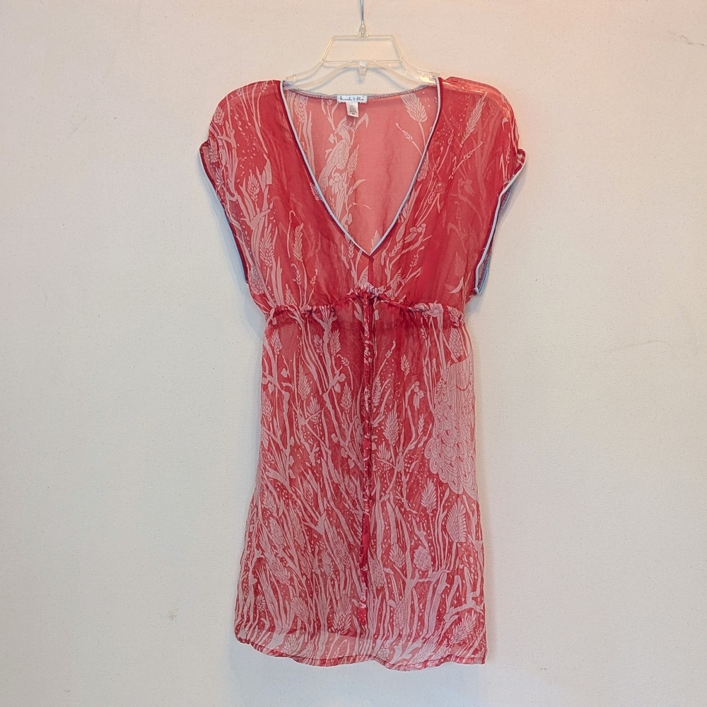 Kimchi + Blue Sheer Silk Sleeveless Boho dress